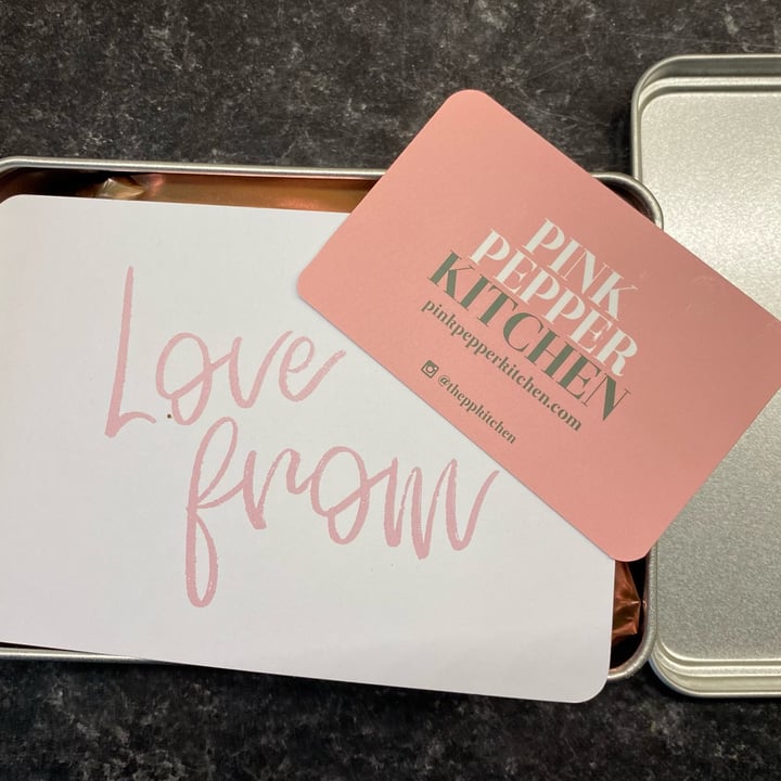 review photo of pink pepper kitchen Bear Hug (vegan brownie) shared by @paulaplum on 03 Nov 2022 - review