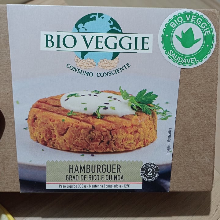 photo of Bio veggie Hamburger De Grão De Bico E Quinoa shared by @bibis on  09 Aug 2022 - review