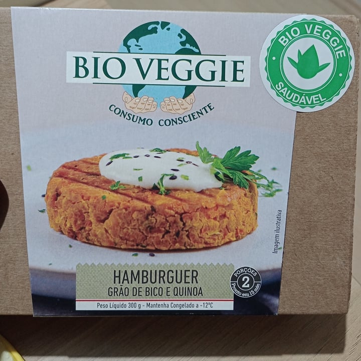 review photo of Bio veggie Hamburger De Grão De Bico E Quinoa shared by @bibis on 09 Aug 2022 - review