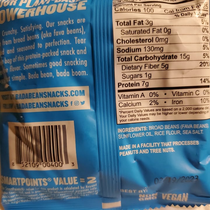 photo of Bada Bean Snacks Sea Salt shared by @findingnewways on  27 May 2022 - review