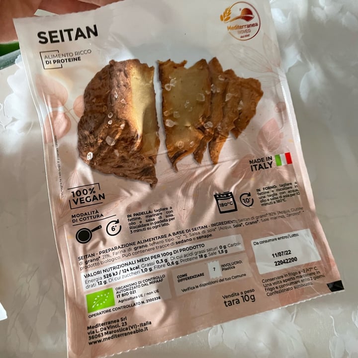 photo of Mediterranea BioVeg Seitan Naturale shared by @irenina0096 on  01 Jun 2022 - review