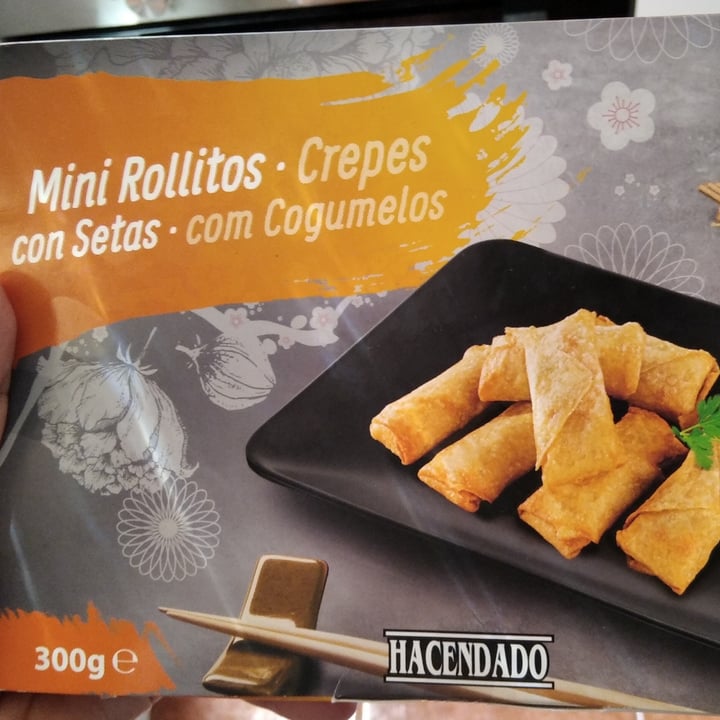 photo of Hacendado Mini Rollitos con Setas shared by @martate on  16 May 2020 - review