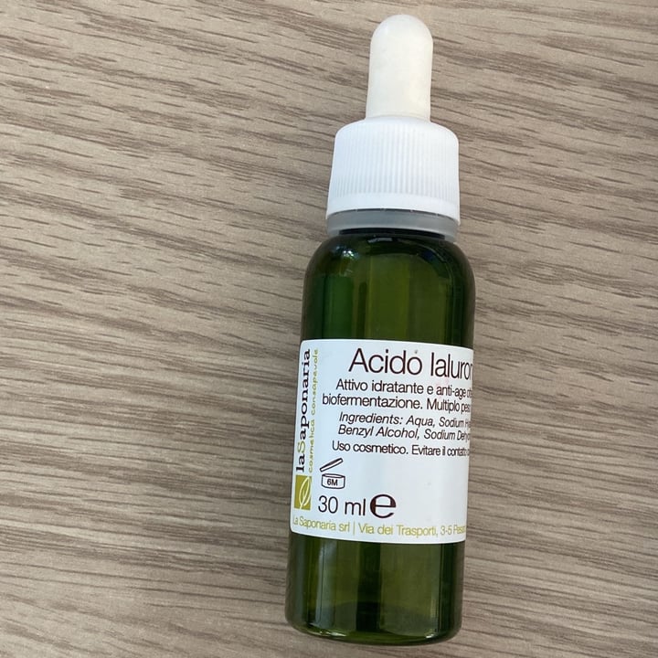 review photo of La Saponaria Acido Ialuronico (Attivi Puri) shared by @alicecristino on 11 May 2022 - review