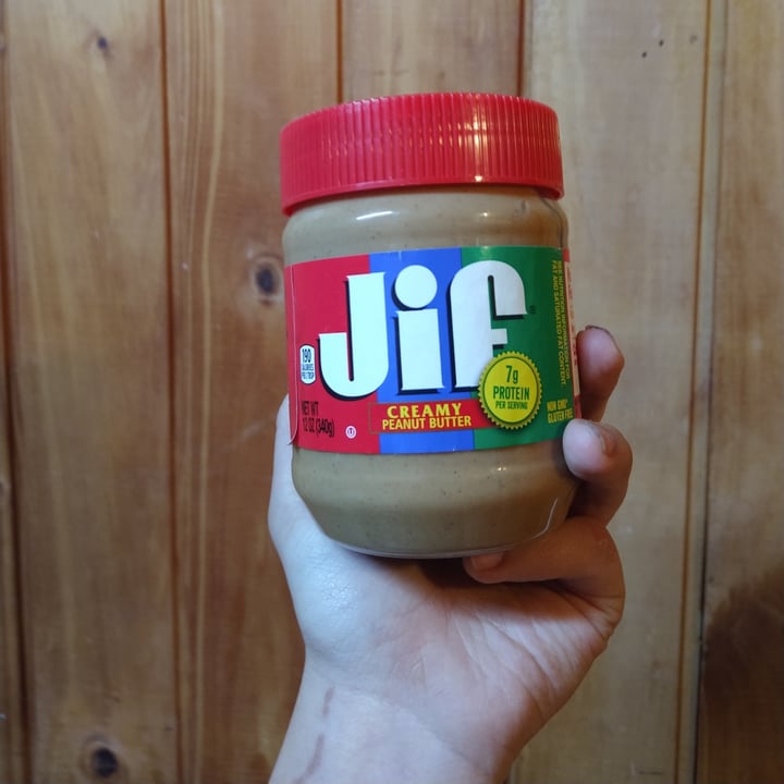 photo of Jif Creamy peanut butter shared by @vegansauruos on  04 Oct 2020 - review