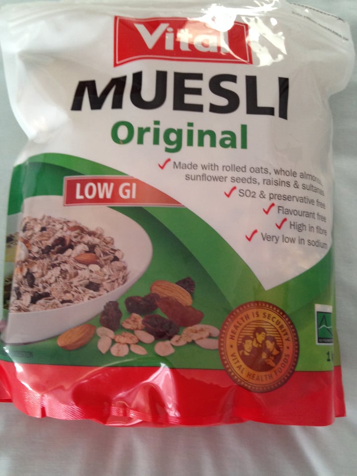 photo of Vital Original Museli - Low GI shared by @maesti on  16 Dec 2019 - review