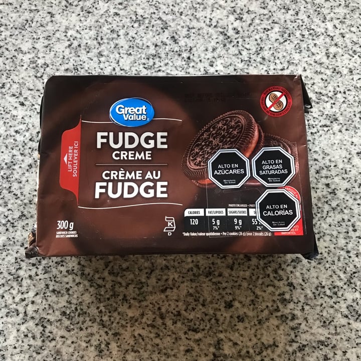 photo of Great Value  galletas fudge creme shared by @panchiiiii on  21 Jun 2022 - review
