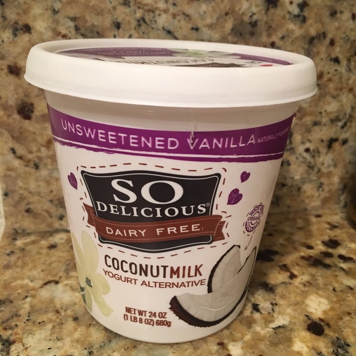 photo of So Delicious Dairy Free Unsweetened Vanilla Coconutmilk Yogurt Alternative shared by @blairezie on  04 Jun 2019 - review