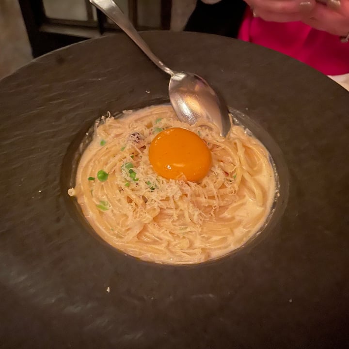 review photo of Crossroads Kitchen Spaghetti Carbonara shared by @ekelcem on 09 Mar 2022 - review