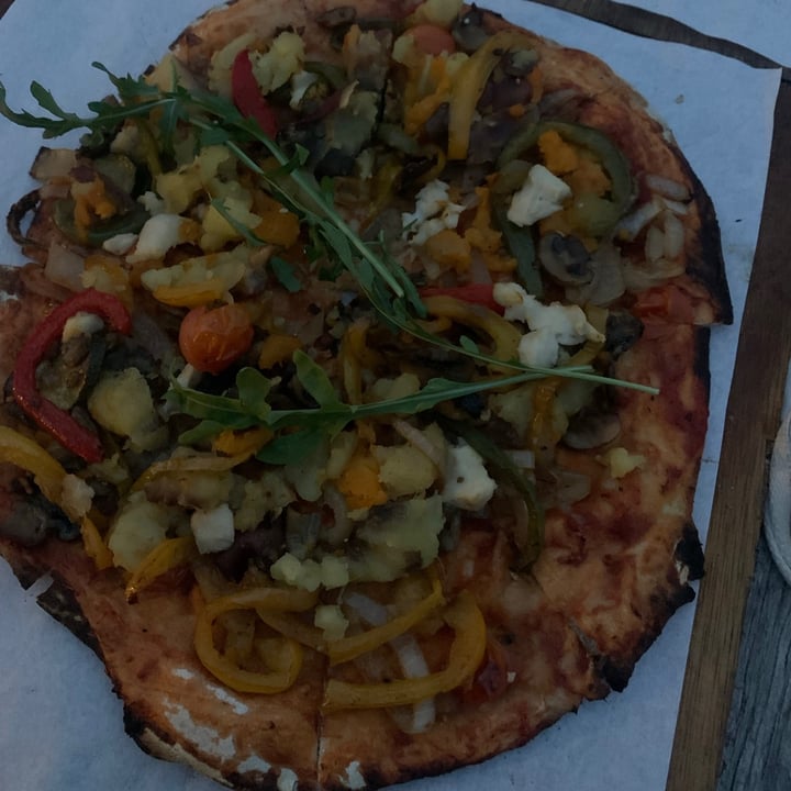 review photo of Pizzarella Veggie Pizza (no cheese or basil pesto) shared by @jennaacatherine on 13 Sep 2021 - review