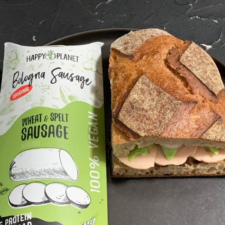 photo of Happy V Planet Bologna sausage wheat & Spelt sausage shared by @titoleas on  17 Jan 2021 - review