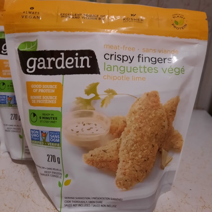 photo of Gardein Chipotle Lime Crispy Finger shared by @foodlovinvegan on  29 Jun 2021 - review