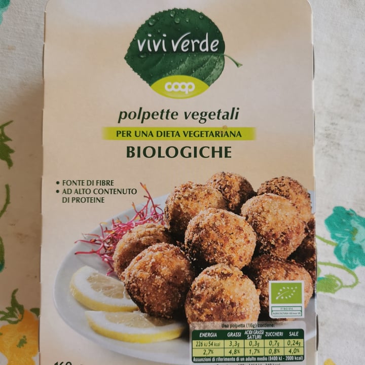photo of Vivi Verde Coop Polpette vegetali shared by @chiarachico on  06 Jul 2022 - review