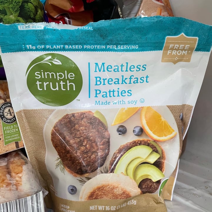 photo of Simple Truth Meatless breakfast patties shared by @boochi on  02 Feb 2021 - review