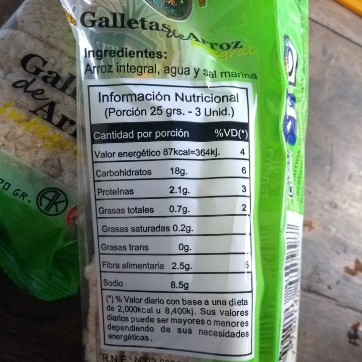 review photo of Party beck rice Galletas de arroz shared by @merme on 31 May 2022 - review