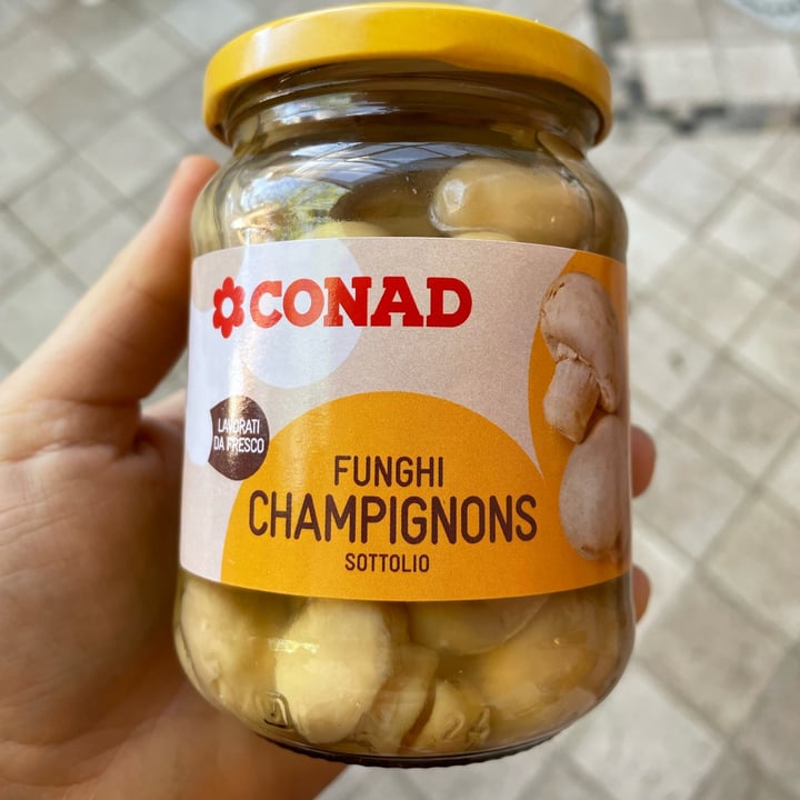 review photo of Conad Funghi champignon sott'olio shared by @chiarapalarini on 10 Apr 2022 - review