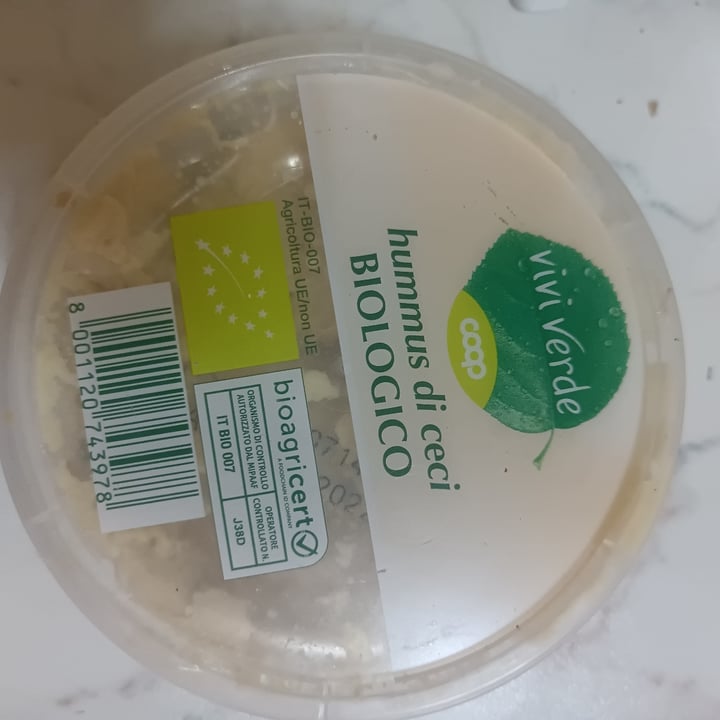 photo of Vivi Verde Coop Hummus di ceci shared by @marialetizialicino on  28 Sep 2022 - review