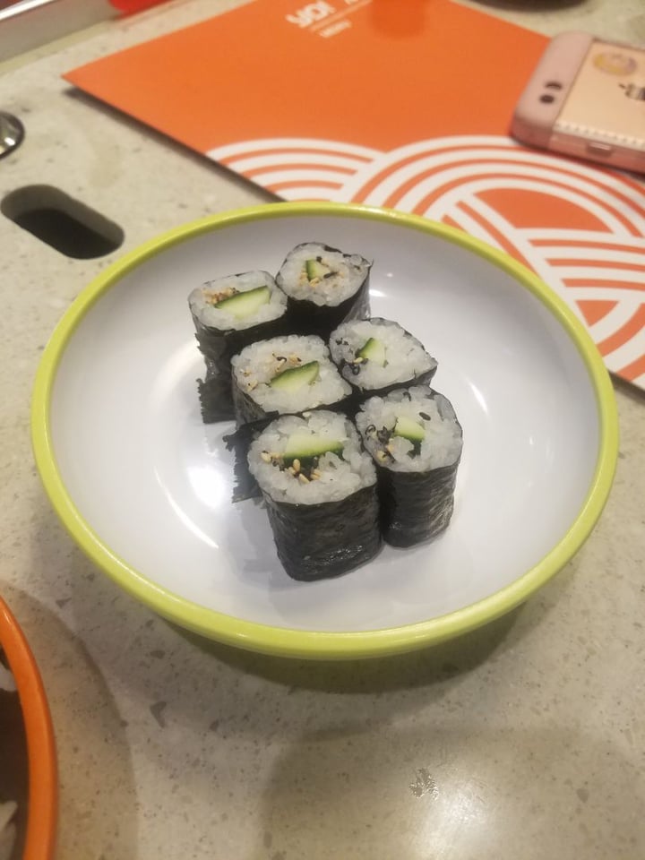 photo of YO! Sushi Cucumber Maki shared by @kbiss1 on  25 Jun 2018 - review