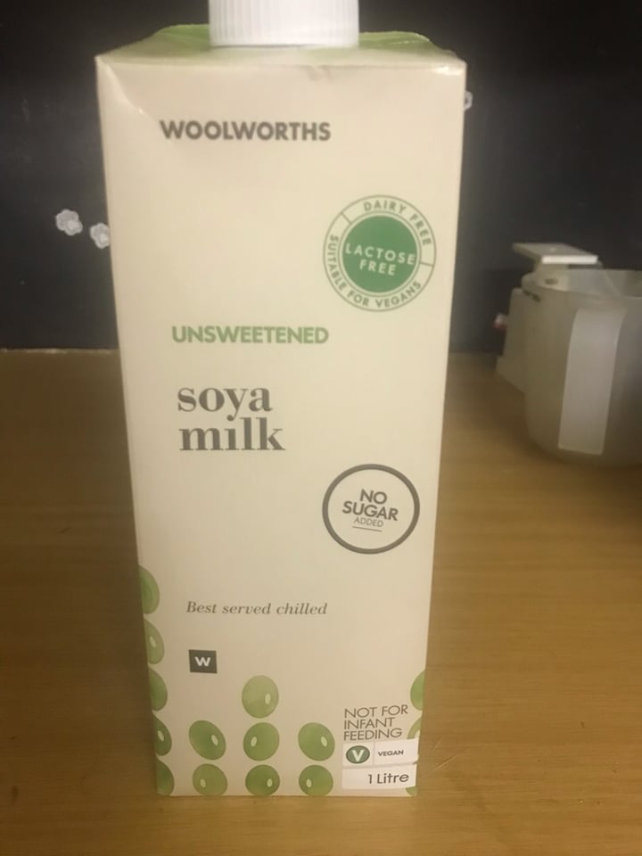 photo of Woolworths Food Unsweetened Soya Milk  shared by @shanwels on  03 Jul 2019 - review