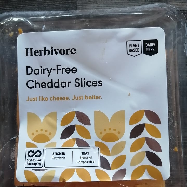 photo of Herbivore Dairy Free Cheddar Slices shared by @veg4 on  05 Oct 2021 - review