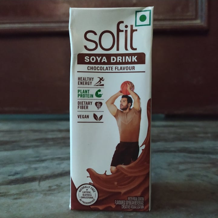 photo of Sofit Soya Drink Chocolate Flavour shared by @veganbhumika on  18 Mar 2022 - review