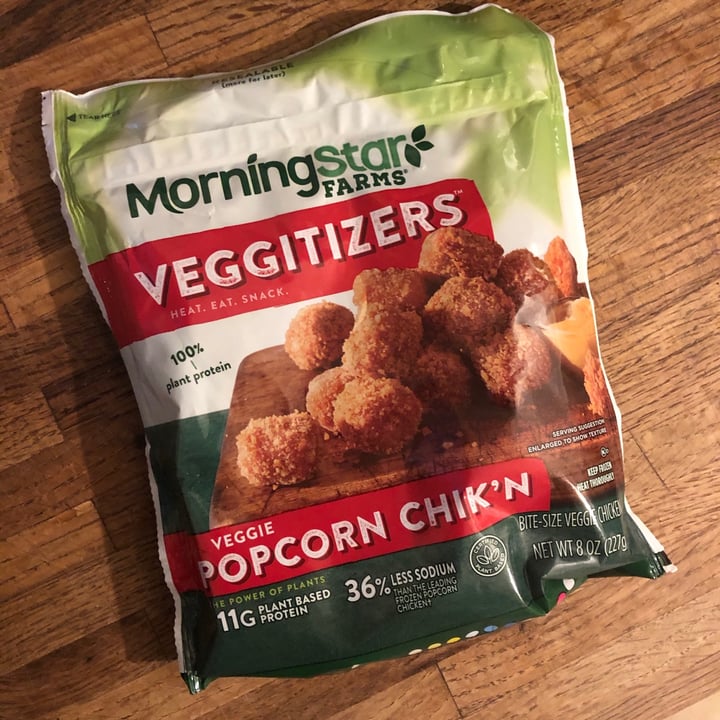 review photo of MorningStar Farms Veggitizers Veggie Popcorn Chik’n shared by @xtra70s on 25 Apr 2021 - review