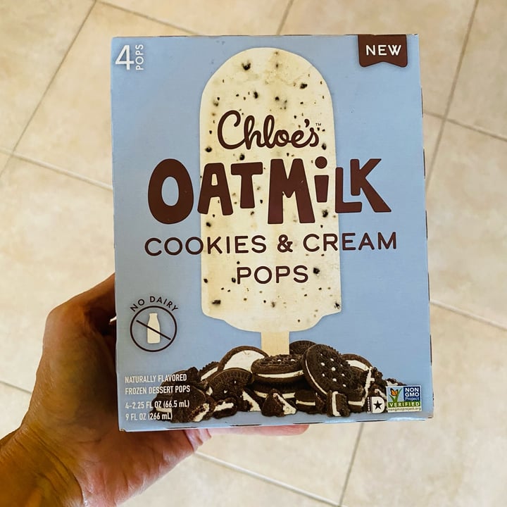 photo of Chloe’s Pops  Oat Milk Cookies & Cream Pops shared by @beckyyy on  28 Jun 2022 - review