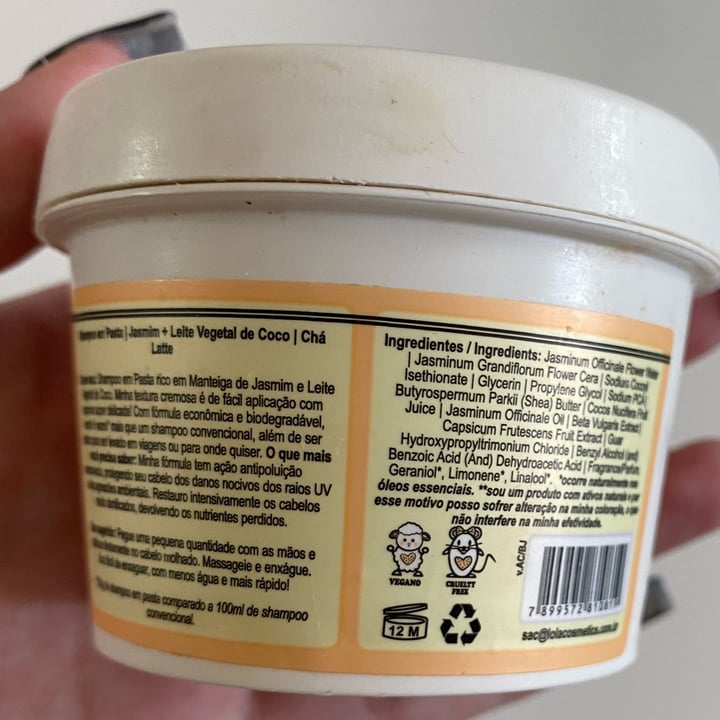 review photo of Lola Cosmetics Chá Latte Shampoo Em Pasta shared by @manugama on 10 Apr 2022 - review