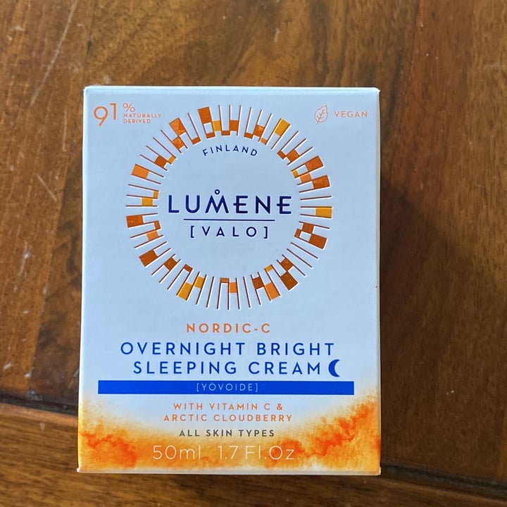 photo of Lumene Nordic C Overnight Bright Sleeping Cream shared by @larany on  10 Jun 2022 - review