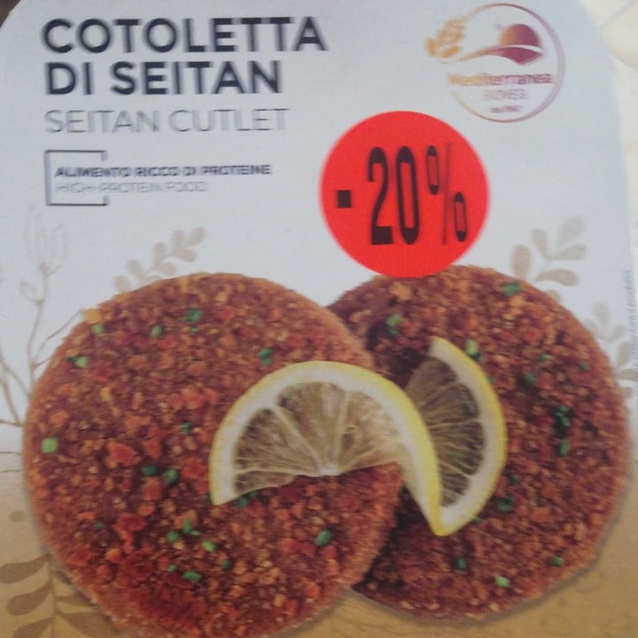 photo of Mediterranea BioVeg Cotoletta di seitan shared by @tonigi on  24 Jul 2022 - review