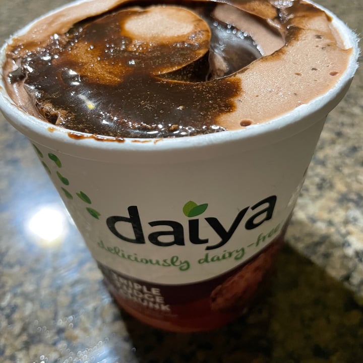 photo of Daiya Triple chunk fudge frozen dessert shared by @karenasp on  23 Aug 2021 - review