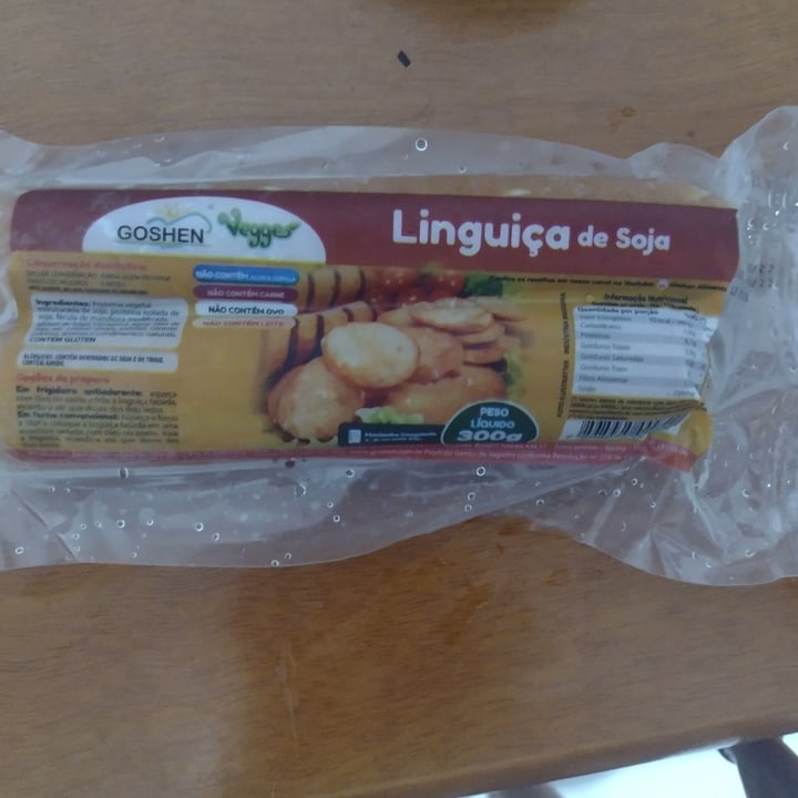 review photo of Goshen Vegge Linguiça de Soja shared by @pavegvet on 30 Apr 2022 - review