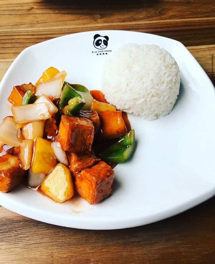 review photo of Blue Eyed Panda Tofu Sweet & Sour shared by @meganatkin13 on 20 Jan 2020 - review