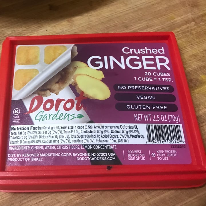 photo of Dorot Gardens Crushed Ginger shared by @missannethropi on  08 Apr 2022 - review