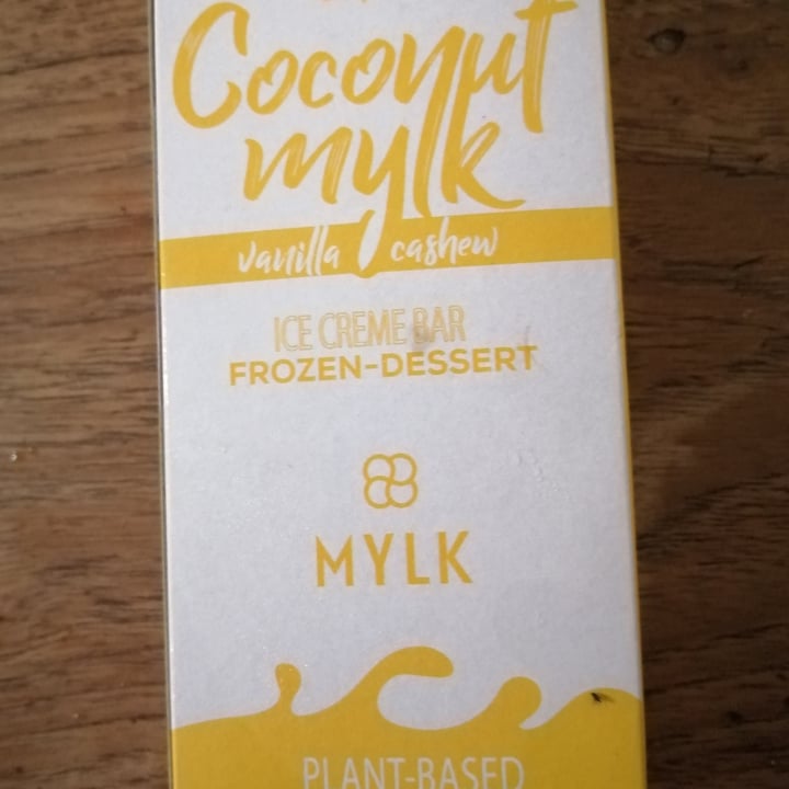 photo of Mylk Ice Cream  Cashew Coconut vanilla creme bar shared by @nickyv on  25 Sep 2021 - review