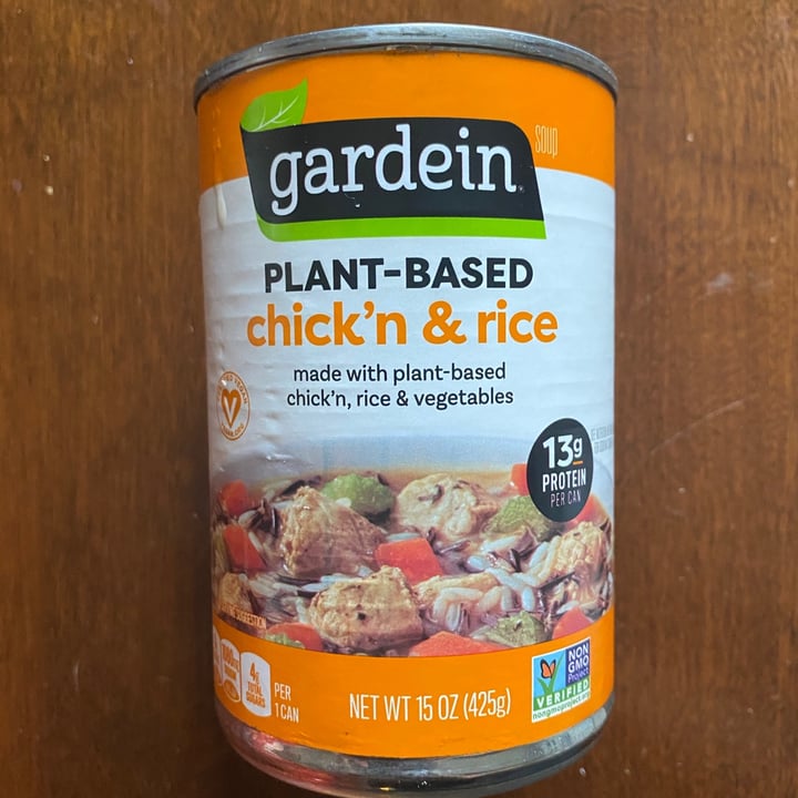 photo of Gardein Chick’n & Rice Soup shared by @serenben on  24 Jun 2021 - review