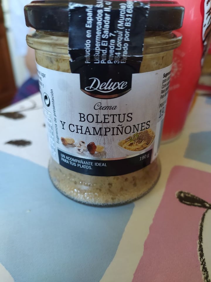 photo of Deluxe Crema de boletus y champiñones shared by @txuflik on  09 Apr 2020 - review