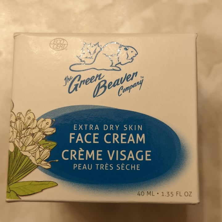 photo of The Green Beaver company extra dry skin face cream shared by @amaris--g on  26 May 2022 - review