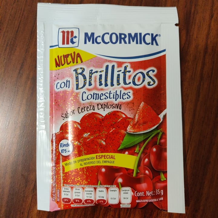 review photo of McCormick Gelatina con Brillitos sabor Mora Azul Intenso shared by @jorgecesar on 30 Jul 2020 - review