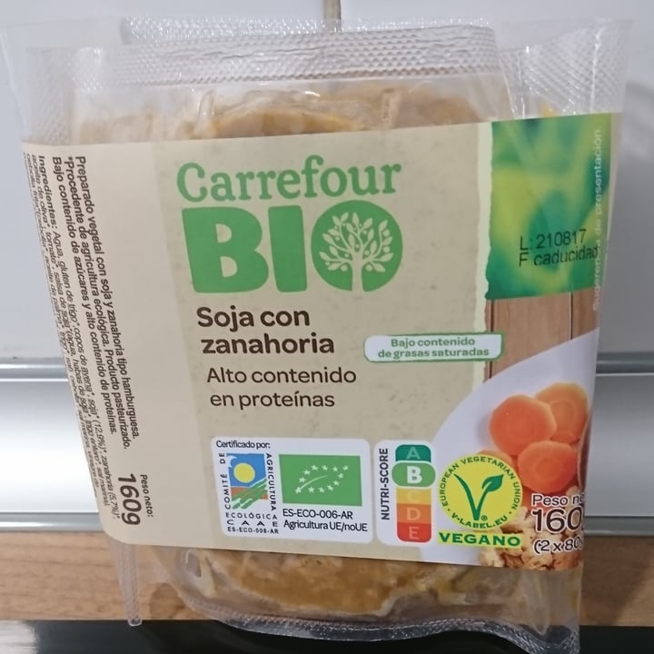 photo of Carrefour Bio Soja con zanahoria shared by @lmf on  18 Nov 2021 - review