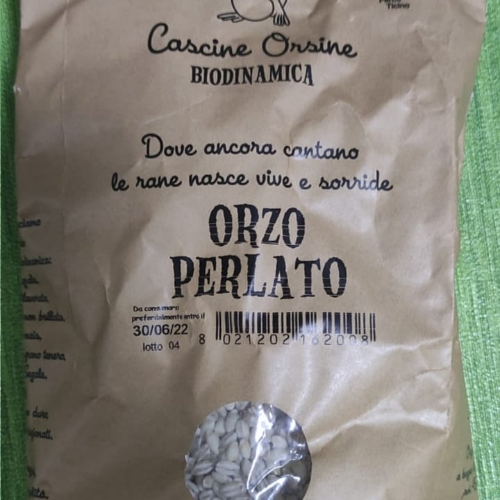 photo of Cascine orsine Orzo Perlato shared by @giadaluna on  27 Jun 2022 - review