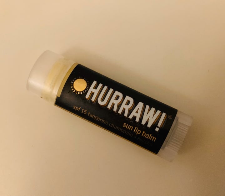 photo of Hurraw! Sun Lip Balm shared by @allhess on  09 Apr 2020 - review