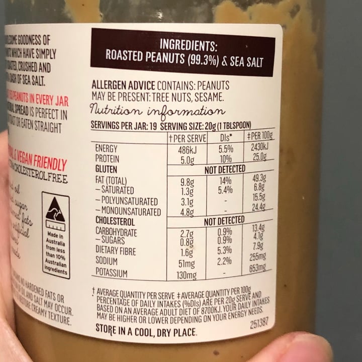 review photo of Mayver's Crunchy Peanut butter shared by @isalee on 25 May 2021 - review