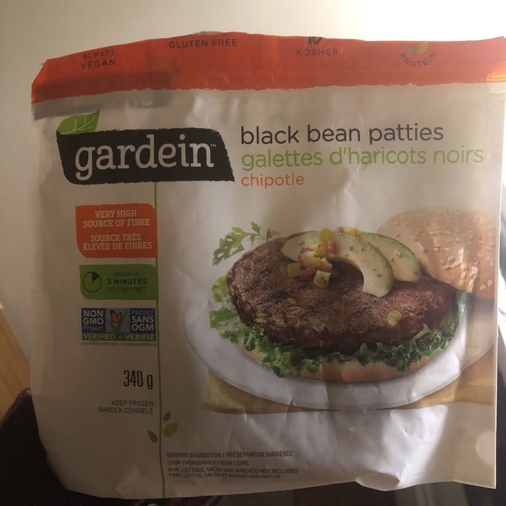 photo of Gardein Chipotle Black Bean Burger shared by @sararose on  07 Apr 2020 - review