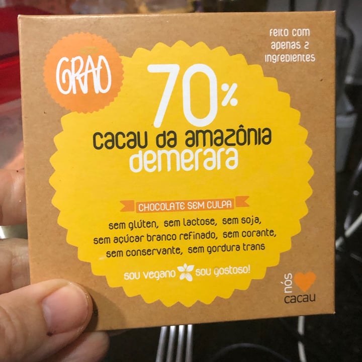 photo of Grão Chocolate vegano shared by @valeriaraick on  28 Jul 2021 - review