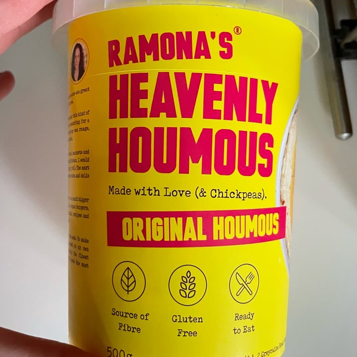 photo of Ramona's heavenly houmous original shared by @thehumblechickpea on  06 Jun 2022 - review