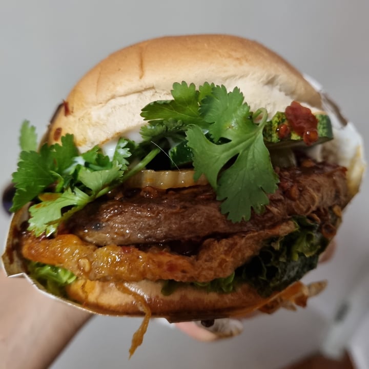 photo of VeganBurg Singapore Mala Fortune Burger shared by @plantbasedlifestyle on  01 Mar 2021 - review