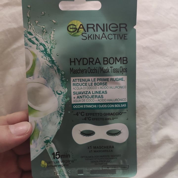 photo of Garnier Skinactive Hidrabomb Maschera Occhi shared by @eleonora22 on  26 Jan 2022 - review