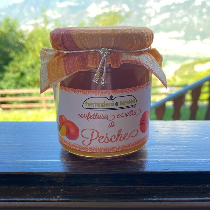 review photo of tentazioni a tavola confettura extra di pesche shared by @vegpeach on 02 Sep 2022 - review