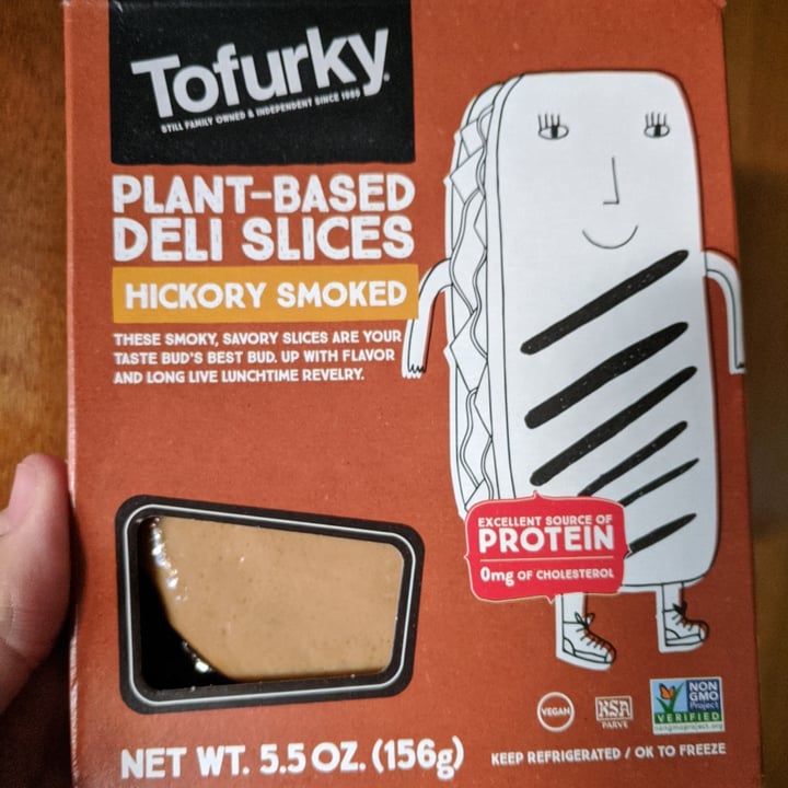 photo of Tofurky Plant Based Deli Slices Hickory  Smoked shared by @thevalleyvegan on  24 Oct 2020 - review