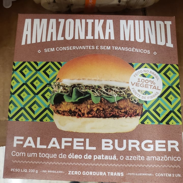 review photo of Amazônica Mundi Falafel Burger Falafel Burguer shared by @sylvinha61 on 02 Jun 2022 - review